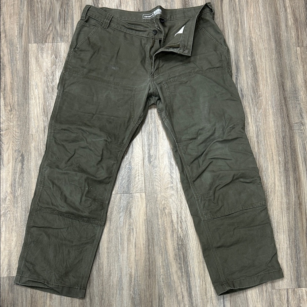 Carhartt Men's Olive Cargo Pants